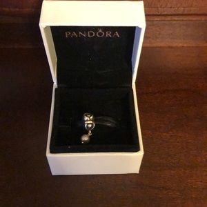 Retired pandora pearl dangle charm